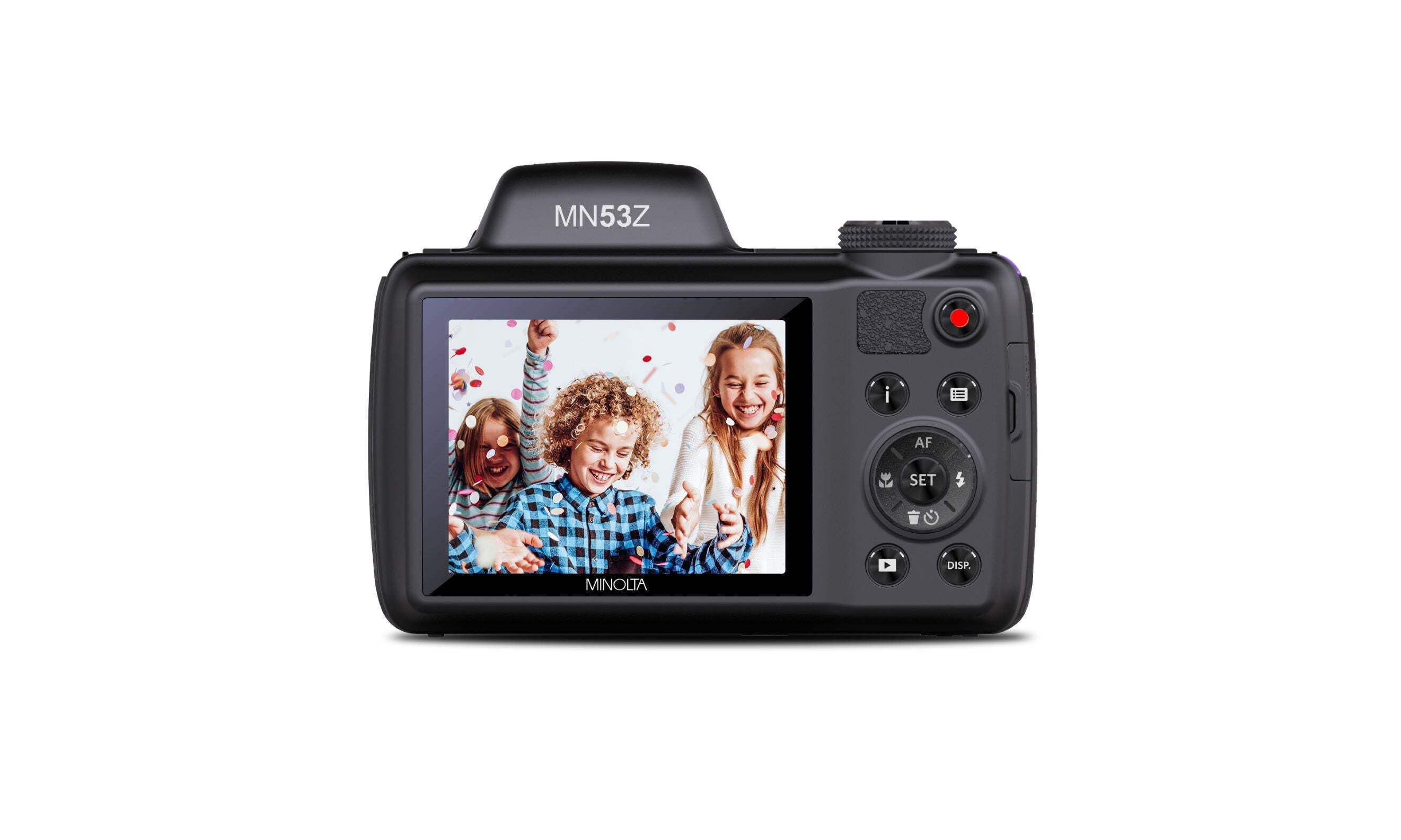 Minolta MN53Z-P 16.0-Megapixel 53x Zoom Bridge Camera (Purple