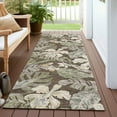 thumbnail image 6 of Addison Rugs Chantille Indoor/Outdoor Transitional Floral Brown Washable Runner Rug, 2'3" x 7'6", 6 of 6