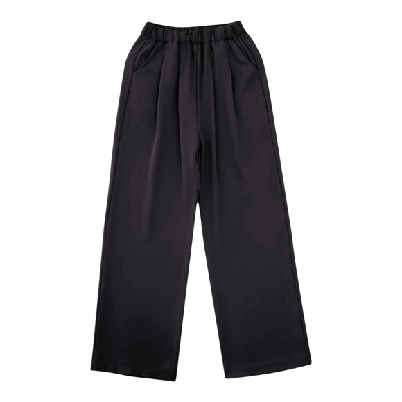JSCDRPDWL Pantalon de Survêtement Gris Pantalon de Survêtement Noir Pantalon de Yoga Évasé 4t Vêtements Fille Coton Vêtements Bébé Vêtements Preppy pour Adolescents Neutre Genre Nouveau-Né, Noir 14-15 Ans