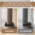 thumbnail image 4 of Deslizadores para muebles EASTWONDER de fieltro de 5" 4 piezas con diseño de ranura, 4 of 6