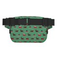 thumbnail image 3 of Easygdp Christmas Dachshund Fanny Packs para Mujeres y Hombres, Bolsa de Cinturón, Bolsos de Cruz para Trabajo/Correr/Senderismo, 3 of 9