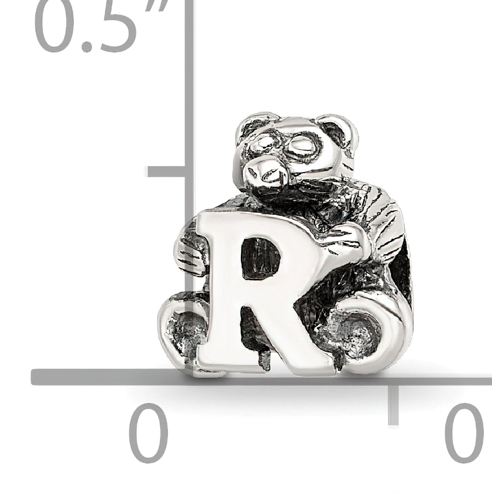 Simstars Reflections Kids Sterling Silver Letter Bead