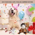 thumbnail image 5 of Juguetes de peluche para perros, interactivos, de cuerda, con elefante y mono, suaves y duraderos, para perros pequeños, medianos y grandes, con sonido chirriante., 5 of 5