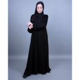 thumbnail image 3 of Al-Qadri Abayas for Muslim Women - Comfortable Arabic Abaya with Beautiful Black Embroidery - Long Prayer Dress, 3 of 6