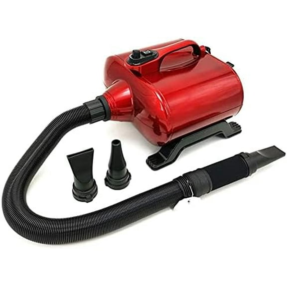 Dog and Cat Grooming Hair Dryer Wind 3000W Dual Motor Pet Hair Dryer Large Small Wall-Mounted Bracket (Color : Orange 3000F)