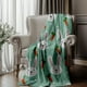 thumbnail image 1 of Manta de lana de franela con diseño de conejita (70 x 100 cm), multicolor, suave y cálida, para niños y adultos | Decoración infantil, manta para bebé, sofá cama, coche, lavable a máquina., 1 of 5