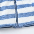 thumbnail image 5 of FAOWME Boys Outwear Zipper Toddler Warm Striped Kids Hooded Thick Coat Baby Girls Girls Coat Jacket Blue 3-4 Years, 5 of 8