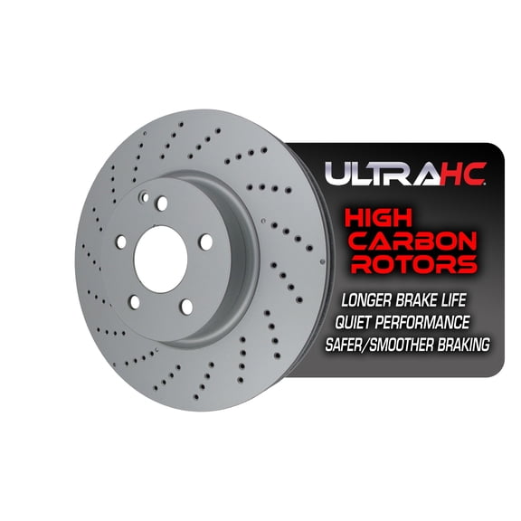 UltraHC Coated High Carbon Brake Rotor, Front UR005963, Mercedes-Benz E350 2016-2010
