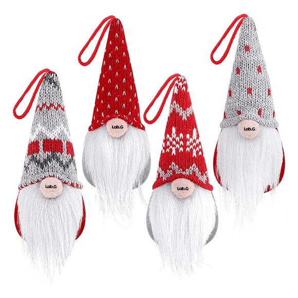 4pzs Colgantes Muñecos Labg Gnomos Navideños Peluches Navideños Multicolor