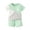 Light Green, variant on Teen Boy Clothes Baby Toddler Dinosaur Print Outfits Kids Spring Summer Printed Short-sleeved Training 6M 12M 18M 24M 3T 4T Tee & Shorts Set Outfit 2-Piece