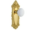 thumbnail image 7 of Grandeur Gvchyd_Psg_234 Grande Victorian Solid Brass Rose Passage Door Knob Set - Grey, 7 of 7