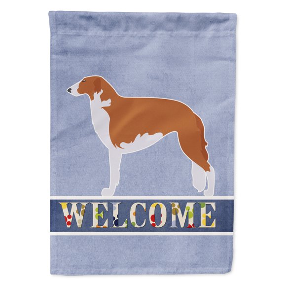 Carolines Treasures BB5503GF Borzoi Russian Greyhound Welcome Flag Garden Size  Small multicolor