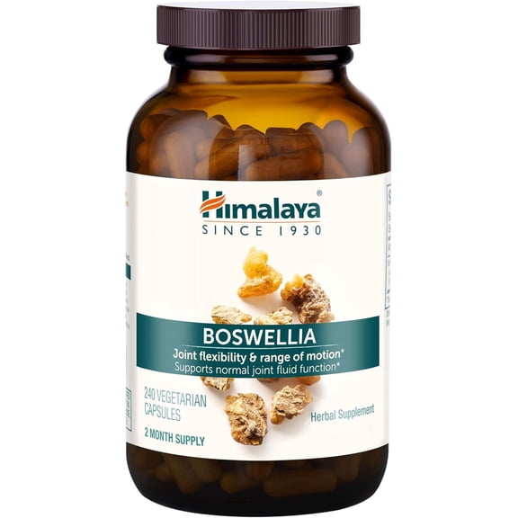 Himalaya Boswellia Supplement, Joint Support for Mobility and Flexibility, 250 mg, 240 Capsules