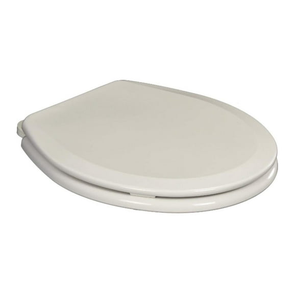 Mansfield Elongated Closed Front White Wood Premium Toilet Seat - 1 Each
