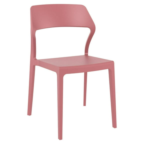 Compamia Snow Resin Dining Chair in Marsala finish