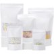 thumbnail image 1 of 100 bolsas de papel kraft resellables, color blanco para almacenamiento de alimentos con ventana mate, cierre reutilizable con cremallera y sellado térmico para embalaje, 1 of 4