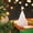White, variant on Mecorevxz Christmas Decorations Christmas Tree Shaped Candle for Christmas Decor,Indoor and Outdooe Candle Ornament