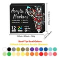 thumbnail image 4 of Kieccall Double Headed Nail Art Graffiti Pen Set With Drying And Bright Colors For Beginners To Apply Nail Art Tools 6ml, 4 of 7
