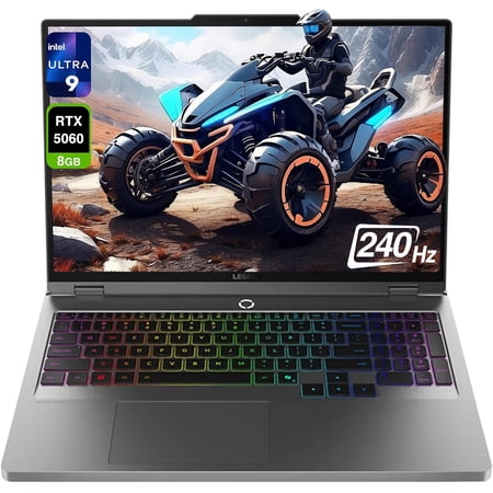 Lenovo Legion 5i Gaming Laptop, Intel Ultra 9-275HX, 32 GB DDR5 RAM, 1 TB PCIe SSD, 16" WQXGA (2560x1600) Display, Nvidia G-Force RTX 5060, 24-Zone RGB Backlit Keyboard, W11 Home, Gray
