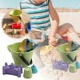 thumbnail image 1 of Set de juguetes de playa para niños Palas y cubos Juguetes de plástico para jugar al aire libre en la arena para niños a partir de 3 años, 1 of 7