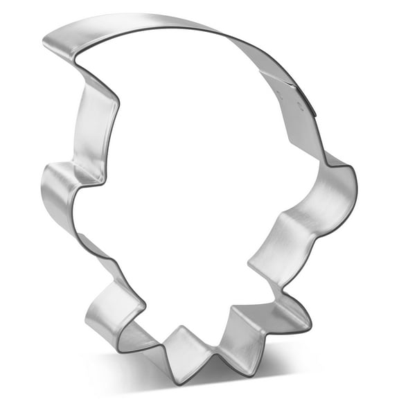 Elf Face Cookie Cutter 3.75 in B1509 - Foose Cookie Cutters - USA Tin Plated Steel