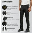 thumbnail image 2 of Ethanol Stretch Fashion Casual Leather Pants, 2 of 7