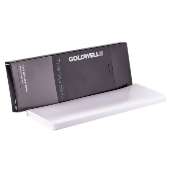 Option : 150 Pre-cut foils , Goldwell Thermal Foils hair beauty, Pack of 1 w/ Sleekshop Pink Comb