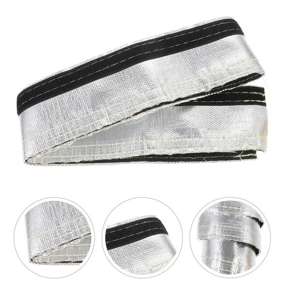 Topbathy Car Exhaust Heat Shield Fiberglass Wire Sleeve Flexible Heat Insulation Sleeve for Engine Wires