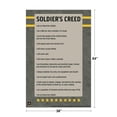 US Army Soldiers Creed I Am An American Soldier USA Army Creed Army ...