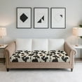 thumbnail image 7 of TSOVTHRID 3 Piece Couch Cushion Covers, Brown Beige Cow Pattern Stretch Sofa Seat Slipcovers for Pets, Furniture Protector for Armchair Loveseat Sofa with Elastic Band, 24x24 Inch, 7 of 7