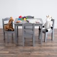 thumbnail image 4 of Humble Crew Camden Kids Wood Table and 4 Chair Set, Grey, 4 of 9