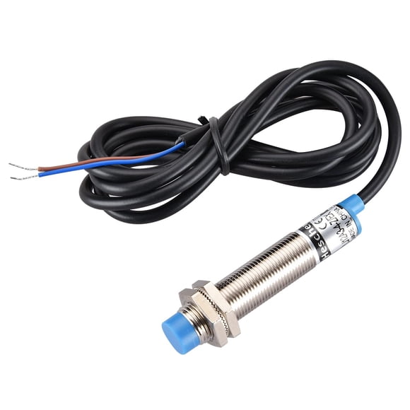 Heschen Interrupteur de Capteur de Proximité Inductif M12 Type Non-Bouclier LJ12A3-4-Z/EX Détecteur 4mm 10-30VDC 200mA Ouverture Normale (NO) 2 Fils