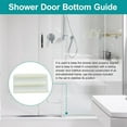 thumbnail image 4 of M6219 Sliding Shower Door Bottom Guide for Sliding Shower Door (Top Hung) Shower Door Guide 1/2 in Channels 4 Pack, 4 of 8