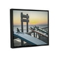 thumbnail image 3 of Stupell Industries Leaning Surfboards by Beach Nature Photography Black Floater Framed Art Print Wall Art, 21 x 17, 3 of 9