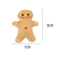 thumbnail image 6 of 3Pcs Christmas Pet Toys Pet Plush Toy Christmas Stocking Gifts for Dog Gingerbread Man Toy cat Interactive Toy Santa Dolls Kitten Teething Toys Pet Training Toy Chew Toy, 6 of 9