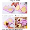thumbnail image 4 of 2 moldes de silicona para paletas heladas con 100 palitos de madera, molde para hacer helado con tapa, reutilizables, bonitos moldes para paletas heladas para Navidad., 4 of 5