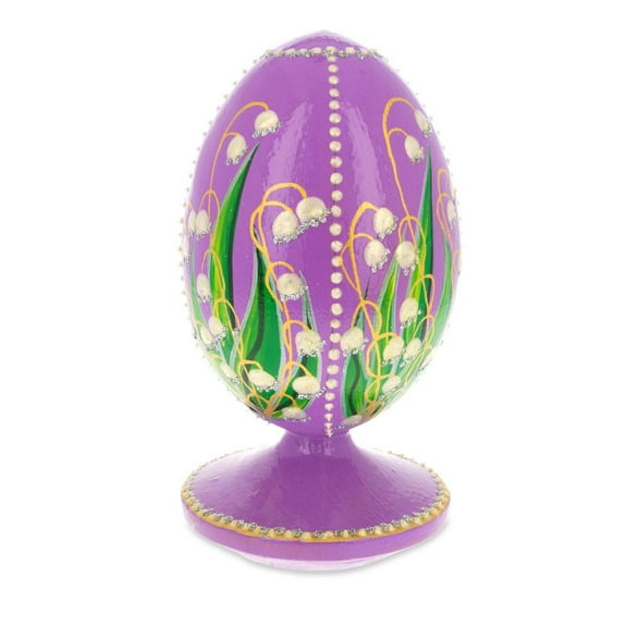 1898 Lilies Of The Valley Royal Wooden Egg
