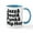 White/Blue Inside, variant on CafePress - Jazz & Soul & Funk & Hip Hop Mugs - 11 oz Ceramic Mug - Novelty Coffee Tea Cup