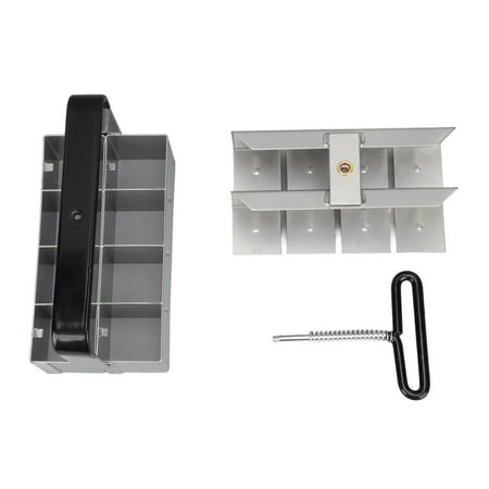 

Soil Blocker with Comfortable Handle 8x5cm Galvanized Iron Highly Effcient for Seedings Cuttings