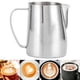 thumbnail image 4 of Taza de espuma de café, taza de espuma de arte, práctica 304 de acero inoxidable hermosa 600 ml para hacer café en la cafetería, beber café en casa LYUMO Taza de espuma de café, 4 of 6