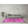 thumbnail image 3 of Ahgly Company Indoor Rectangle Persian Pink Traditional Area Rugs, 7' x 9', 3 of 4