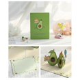 thumbnail image 3 of 3d Pop Up Avocado Birthday Card Handwriting Expressing Blessing Present, 3 of 5