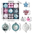 thumbnail image 3 of Fmbmuo Christmas Decorative Ball Pendant 35Pcs Colorful Plastic Ornaments for Tree Wedding Scene Decor Christmas Decor,Multicolor, 3 of 5
