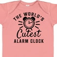 thumbnail image 4 of Inktastic The Worlds Cutest Alarm Clock Boys or Girls Baby Bodysuit, 4 of 5