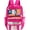 Hot Pink, variant on Clear Backpack School Backpacks Heavy Duty Large Transparent Backpacks for Stadium Back to School Travel