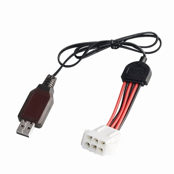 9.6V Lithium Battery Charger 600MA USB Charging Cable for High Speed RC Cars Toys USB Charger