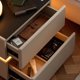 thumbnail image 4 of Luxury Wood Cabinet Nightstands Dressers Modern Wall Nightstands Shelf Outdoor Mesitas De Noche Bedroom Furniture LQQ25XP My Lux Decor Round, 4 of 19