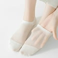 thumbnail image 4 of HuangHuanChen No Show Socks Candy Colored Socks Boneless Boat Socks Summer Purple, 4 of 4