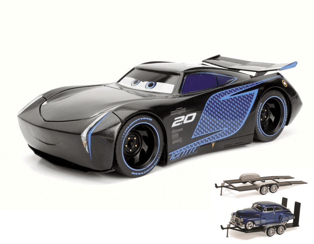Diecast Car & Trailer Package - Disney Pixar CARS 3 Jackson Storm