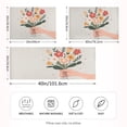 thumbnail image 2 of Yayeee Pillowcase Standard Size Set of 2 Satin Wrinkle Resistant Pillow Case, Yellow Cute Flower, 2 of 7